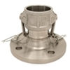 Coupler Cam & Groove ERITITE FLB 1.1/2" stainless steel, with flange EN1092 PN40 DN40